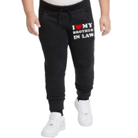 I Love My Brother In Law, I Heart My Brother In Law T Shirt Youth Jogger | Artistshot