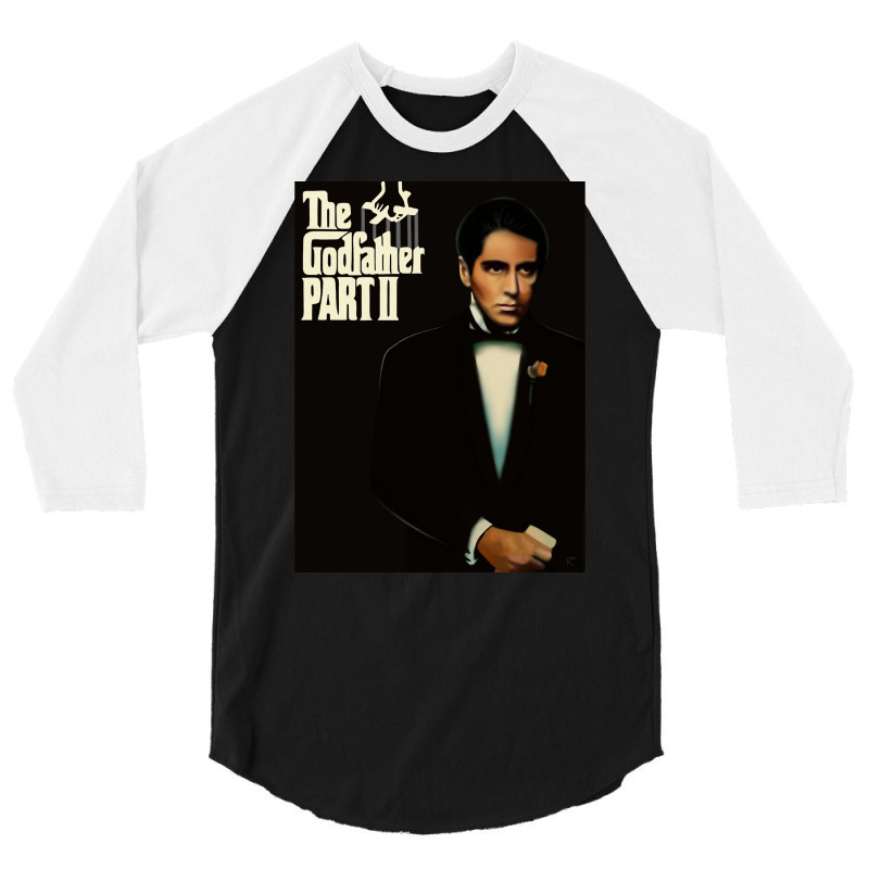 Trending The Godfather Ii - Cover 3/4 Sleeve Shirt by Whitehead Hoppe | Artistshot