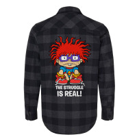 The Struggle Is Real Retro Flannel Shirt | Artistshot