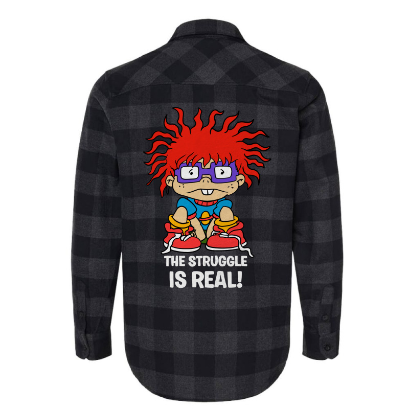 The Struggle Is Real Retro Flannel Shirt | Artistshot