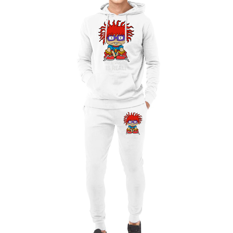 The Struggle Is Real Retro Hoodie & Jogger Set | Artistshot