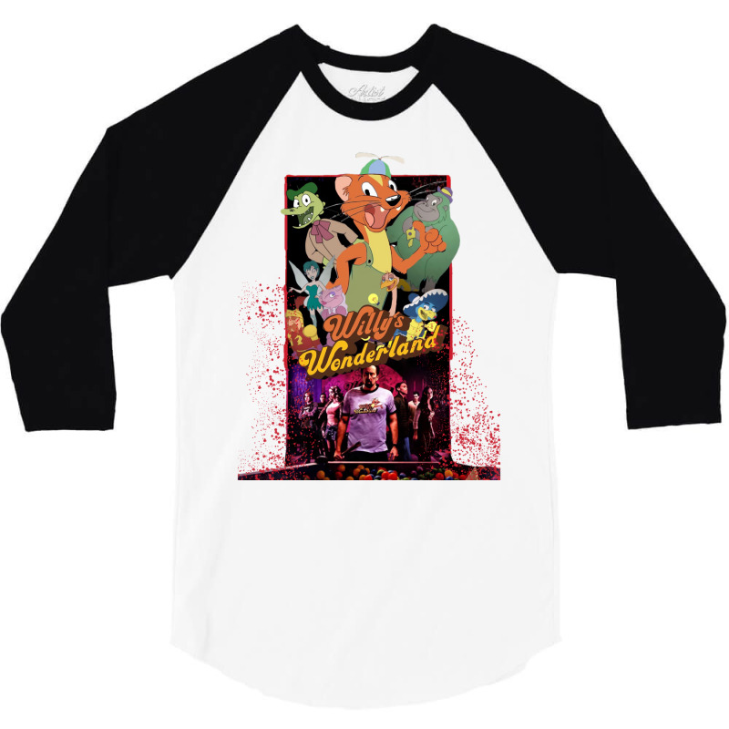 Willys Wonderland Music 3/4 Sleeve Shirt | Artistshot