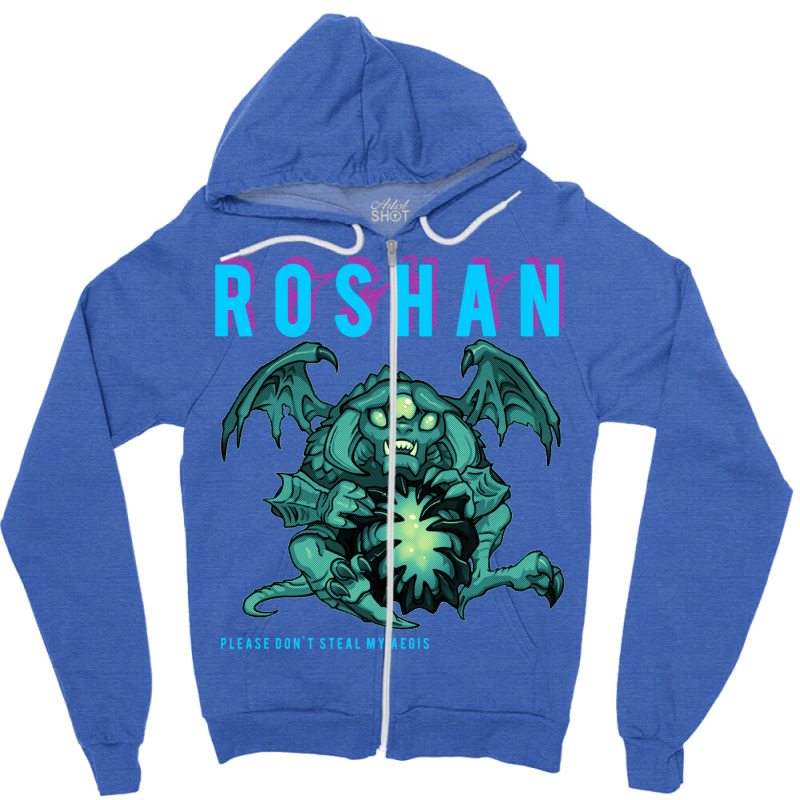 Roshan Dota 2 Game Zipper Hoodie by nuurkanafhab | Artistshot