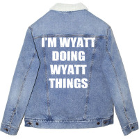 Wyatt Girl Unisex Sherpa-lined Denim Jacket | Artistshot