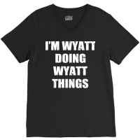 Wyatt Girl V-neck Tee | Artistshot