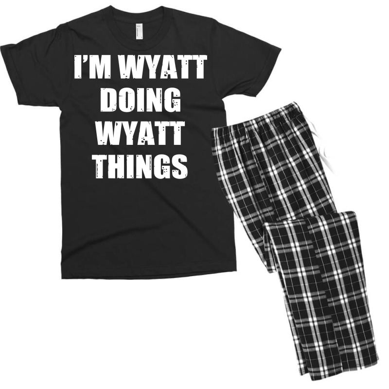 Wyatt Girl Men's T-shirt Pajama Set | Artistshot