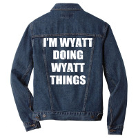 Wyatt Girl Men Denim Jacket | Artistshot