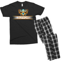 Support Badge Men's T-shirt Pajama Set | Artistshot