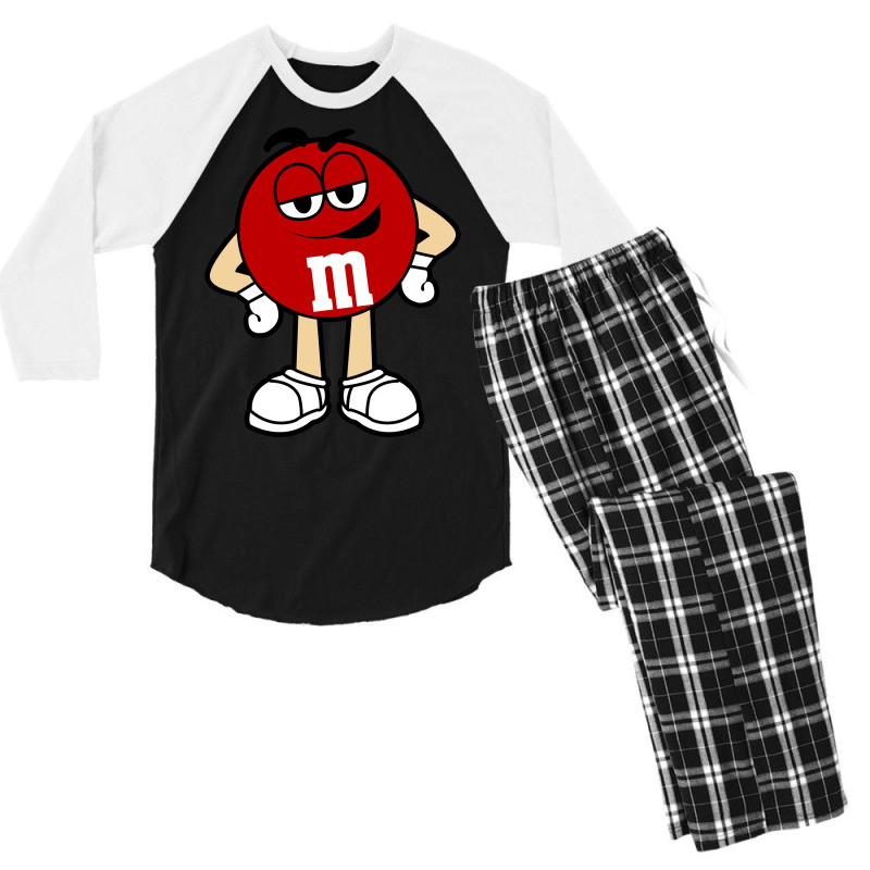 Mm Mascot Red Men's 3/4 Sleeve Pajama Set by chytasroullez | Artistshot