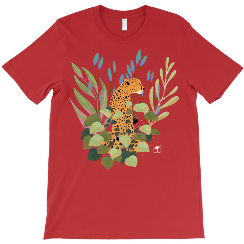 Theres A Cheetah In My Plants Red T-shirt | Artistshot