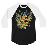 Theres A Cheetah In My Plants Red 3/4 Sleeve Shirt | Artistshot