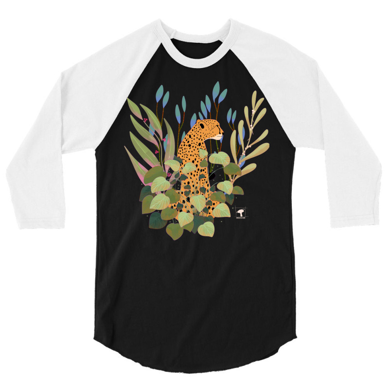 Theres A Cheetah In My Plants Red 3/4 Sleeve Shirt | Artistshot