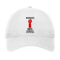 Introverts Unite Adjustable Cap | Artistshot