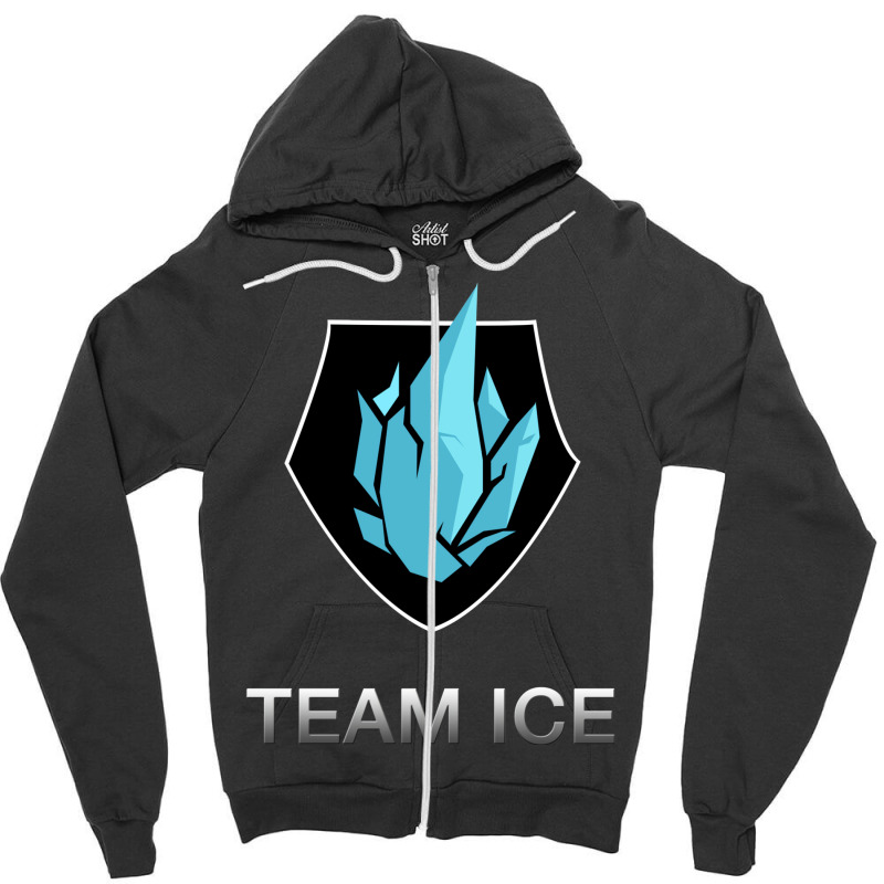 Team Ice Zipper Hoodie by omonovwomgm | Artistshot