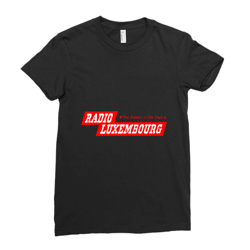 Hot Trend Radio Luxembourg! Ladies Fitted T-Shirt by Cormier Curtin | Artistshot