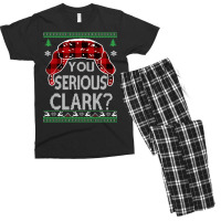 You Serious Clark Ugly Christmas Sweater Boy Men's T-shirt Pajama Set | Artistshot