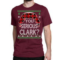 You Serious Clark Ugly Christmas Sweater Boy Classic T-shirt | Artistshot