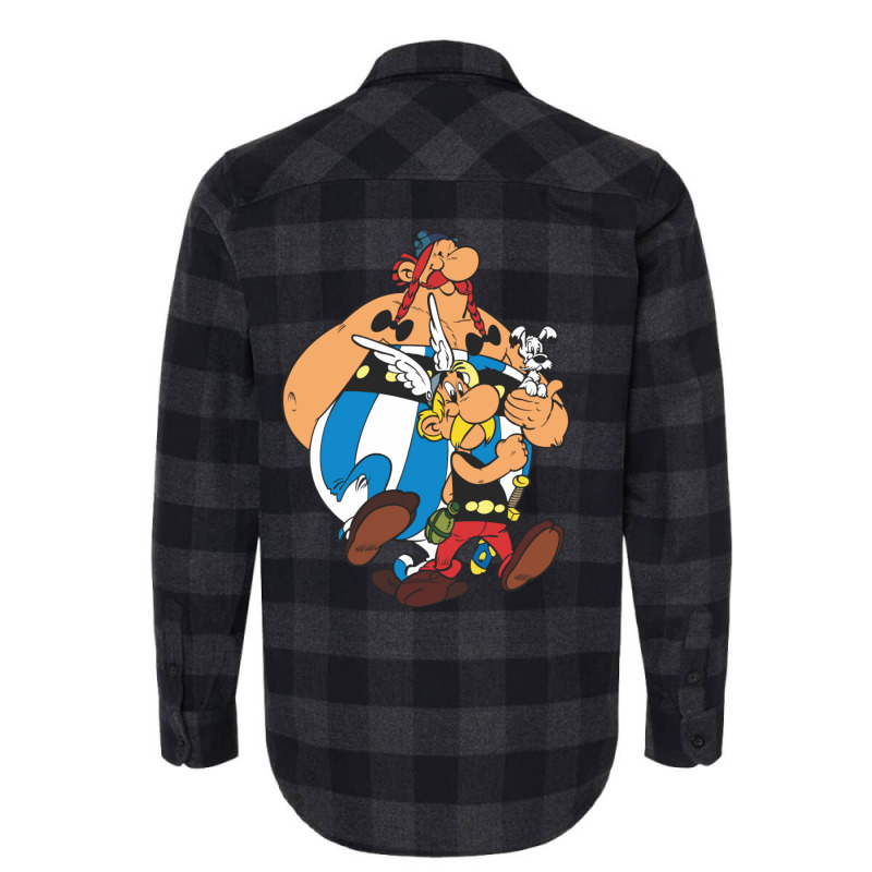 Asterix Flannel Shirt by spetzslaineh | Artistshot