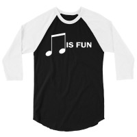Music Is Fun 3/4 Sleeve Shirt | Artistshot