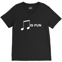 Music Is Fun V-neck Tee | Artistshot