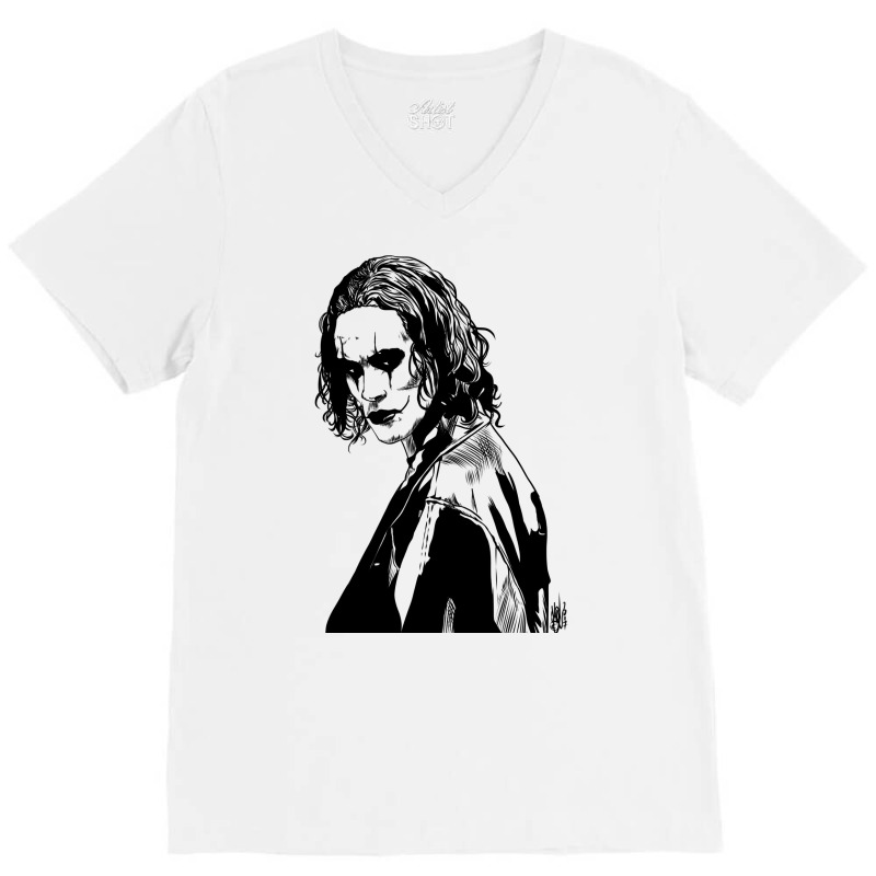 The Crow (brandon Lee) V-Neck Tee by omonovwomgm | Artistshot