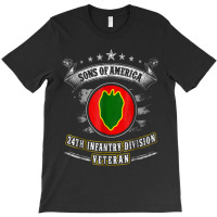 24th Infantry Division Veteran - Sons Of America T-shirt | Artistshot