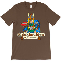 Viking Warrior Girl Shieldmaiden In Training T-shirt | Artistshot