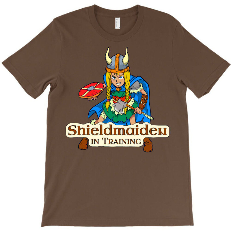 Viking Warrior Girl Shieldmaiden In Training T-Shirt by kejaboant | Artistshot