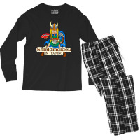 Viking Warrior Girl Shieldmaiden In Training Men's Long Sleeve Pajama Set | Artistshot