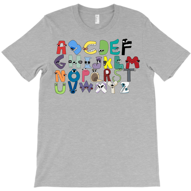 Alphabet Lore Letter N n Tee Shirt T-shirt Soft 