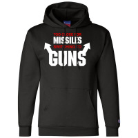 Too Close For Missiles Switching To Guns Quote Champion Hoodie | Artistshot