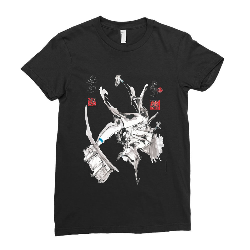 Samurai Champloo Mugen Classic Ladies Fitted T-Shirt by ERNESTOJAVIERSIERRA | Artistshot