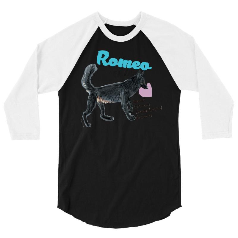 Totem Romeo The Wolf 3/4 Sleeve Shirt | Artistshot