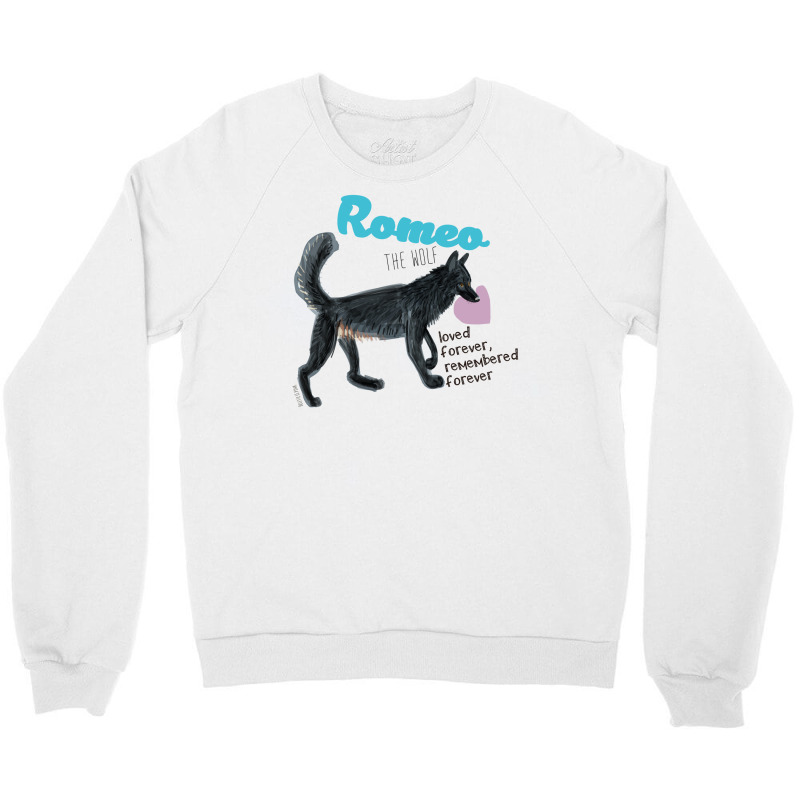 Totem Romeo The Wolf Crewneck Sweatshirt | Artistshot