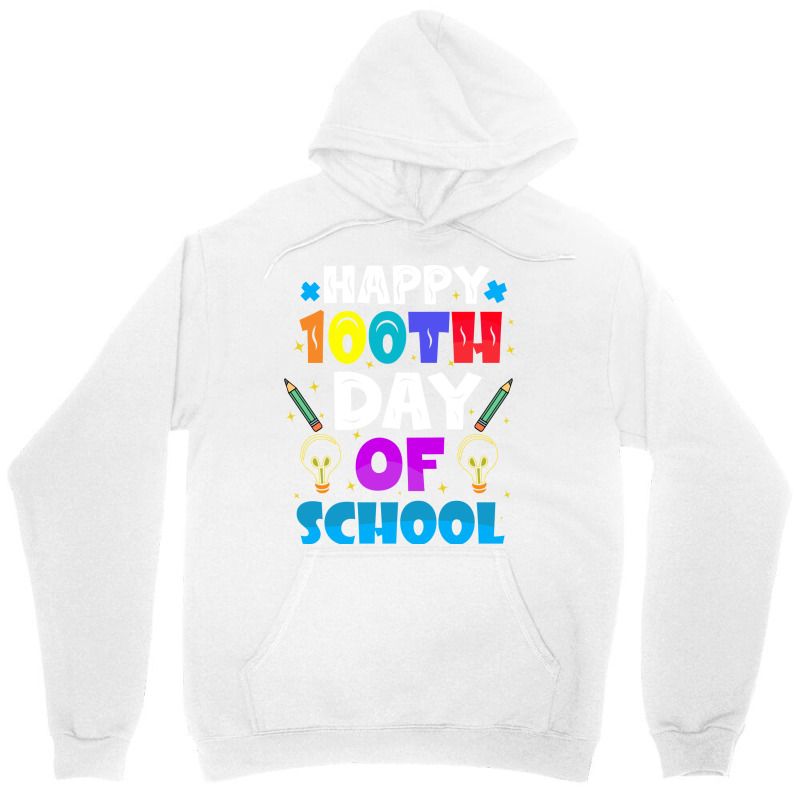 100 Days Of School Red 70s Unisex Hoodie by jhanasuttal | Artistshot