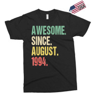 25th 1994 Birthday Awesome August Exclusive T-shirt | Artistshot