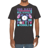 100 Days Of School That Was Pretty Cool Travel Vintage T-shirt | Artistshot