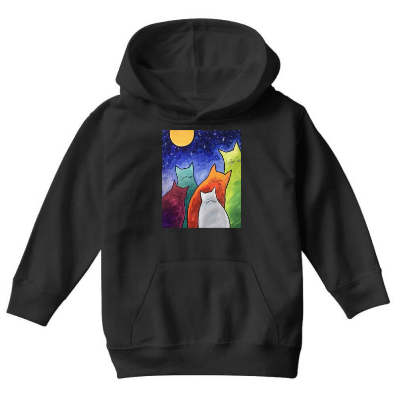 Cutie Cat Youth Hoodie | Artistshot