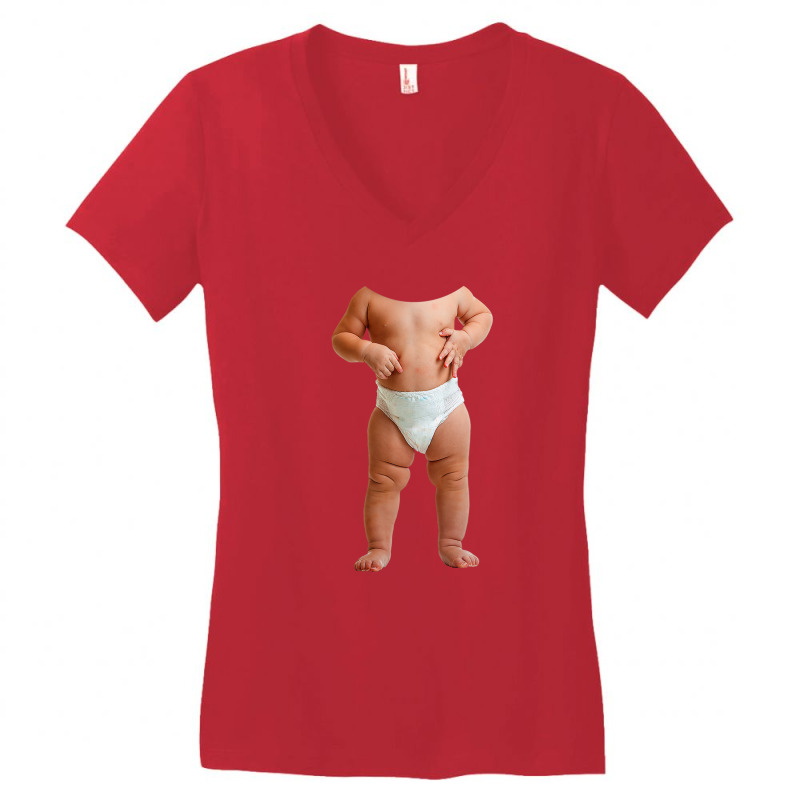 I Make Cute Babies – Dating Adult Humor Women's V-Neck T-Shirt by kyndtspenkoo | Artistshot