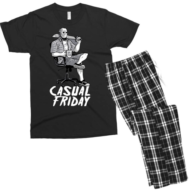 Casual Friday With Jason Voorhees Men's T-shirt Pajama Set by gagelaajaahhw | Artistshot