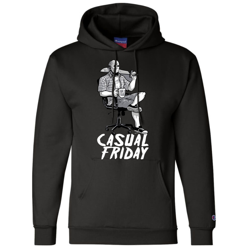 Casual Friday With Jason Voorhees Champion Hoodie by gagelaajaahhw | Artistshot