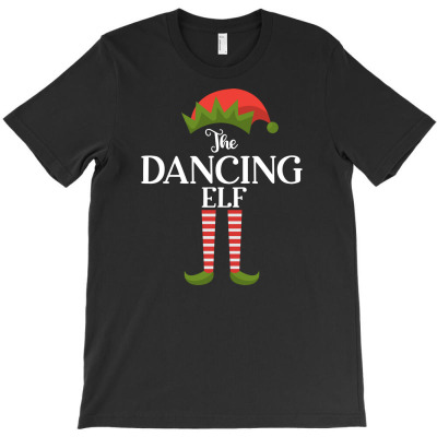 Dancing Elf Funny Family Christmas Matching T-shirt Designed By Youart