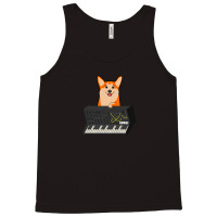 Funny Synthesizer Fan Korgi Corgi Dog Lover .png Tank Top | Artistshot