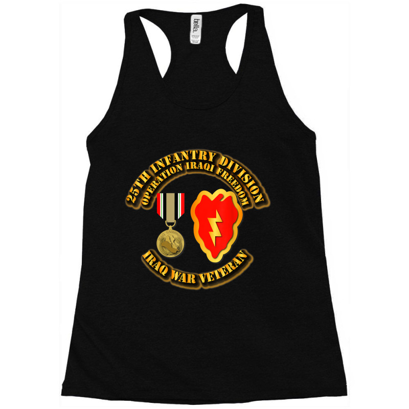 25th Infantry Division  Iraq War Veteran Racerback Tank by ALFREDMCGOWAN | Artistshot