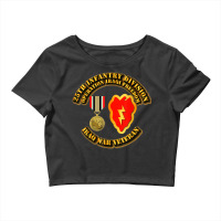 25th Infantry Division  Iraq War Veteran Crop Top | Artistshot