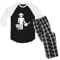 Gardener Watering Can Men's 3/4 Sleeve Pajama Set | Artistshot