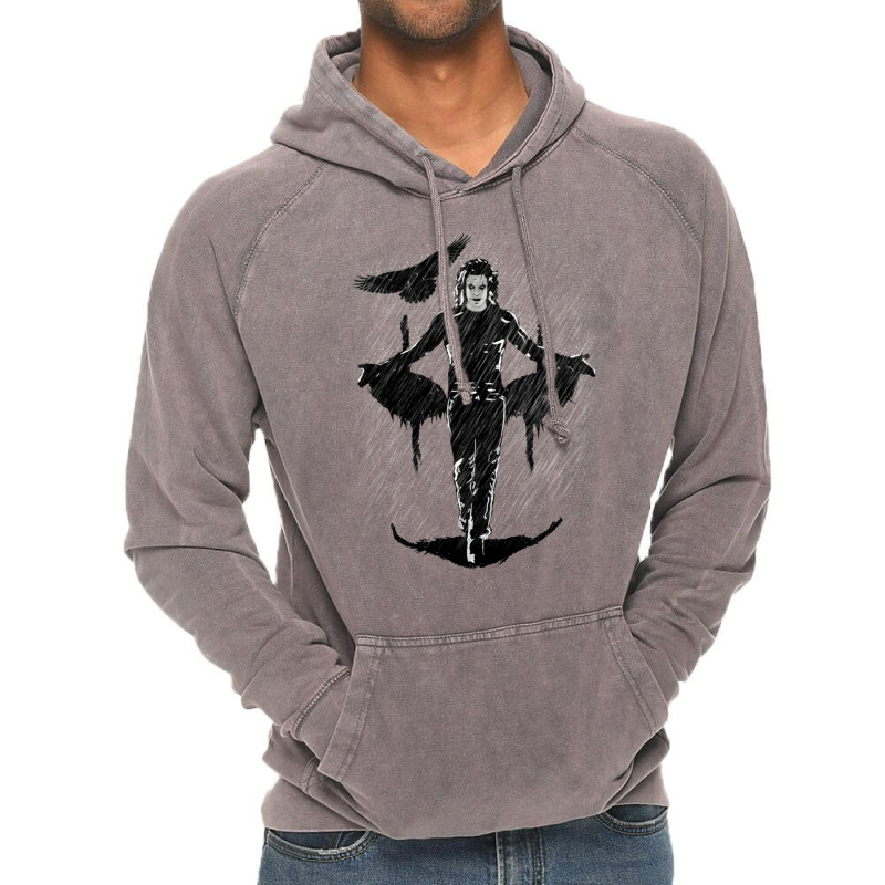 The Crow 20 Vintage Hoodie by omonovwomgm | Artistshot