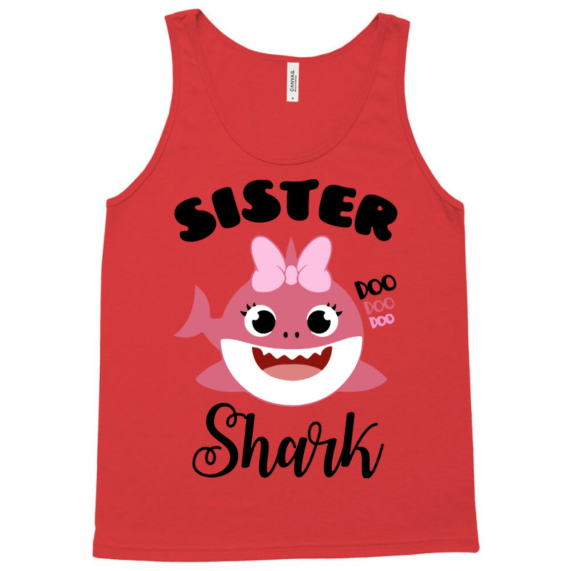 Cute Sister Shark Vintage Tank Top by koyunsnoerw | Artistshot