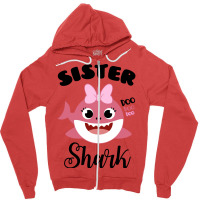 Cute Sister Shark Vintage Zipper Hoodie | Artistshot