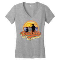 Go To Fish With Daddy Women's V-neck T-shirt | Artistshot